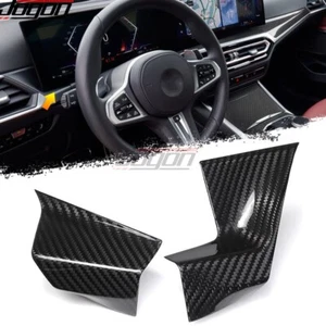 Real Carbon Console Dashboard Panel Cover For BMW 3 Series G20 G21 M340i 2022-24 - Picture 1 of 13