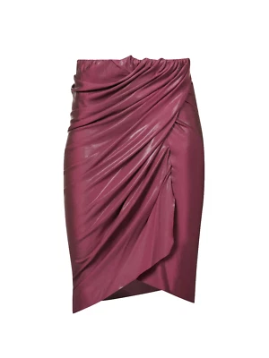 RICK OWENS LILIES Vered драпированный Джерси midi юбка Великобритании 8 FR 36 США 4 BNWT RRP £490 - Изображение 1 из 4