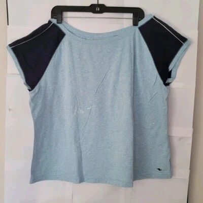 Athletic Works Women's Short Sleeve T Shirt Two Tone Blue Size 4XL.  - Изображение 1 из 4