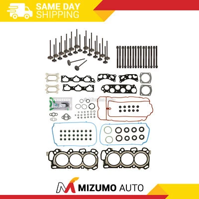 Head Gasket Set Intake Exhaust Valves Fit 09 Honda Odyssey Pilot 3.5L - Image 1 of 4