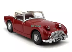 BN 1:76 Red Austin Healy Sports Classic Coupe Model Diecast Metal Car - Picture 1 of 5