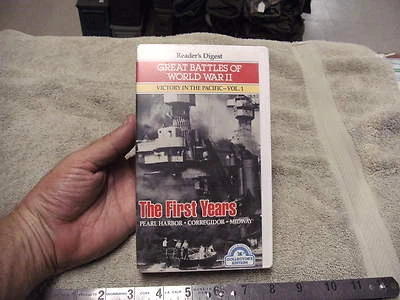 Reader's Digest Great Battles of WW2 Victory in The Pacific Vol. 1 VHS Tape - Image 1 of 4