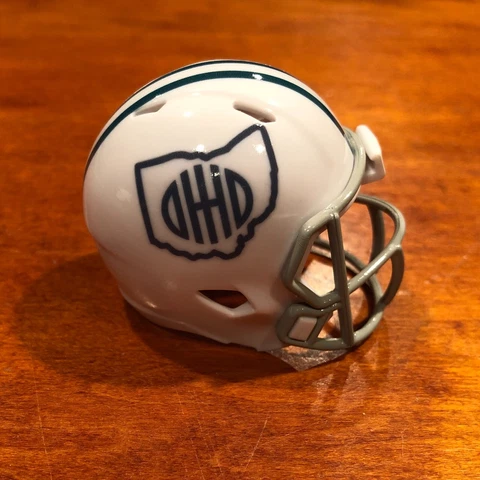 Ohio Bobcats 1967-72, 2008, 2018 custom pocket pro helmet MAC Cover
