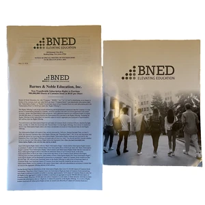 BNED Barnes and Noble 2024 Stock SHAREHOLDERS common stock info New - Picture 1 of 10