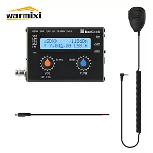 Transceptor QRP HAMGEEK USDX-FT8 5W usDX SDR QCX-SSB a SSB HF con Bluetooth - Imagen 1 de 9