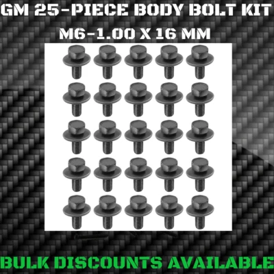 1982-1987 Grand National Interior Exterior Engine Bay Chassis Screws Body Bolts - Image 1 of 2