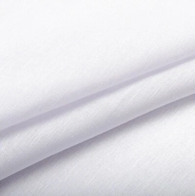 Linen-Cotton White Fabric 1Lot=1,55×1m - Image 1 of 3