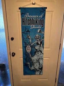 Disney Haunted Mansion Hitchhiking Ghosts Wall Banner Flag Lowes Exclusive - Picture 1 of 5