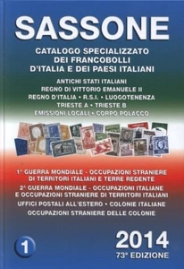 Two catalogs stamps of Italy Sassone2014-1 and Unificato Supper2021(DVD) - Picture 1 of 2