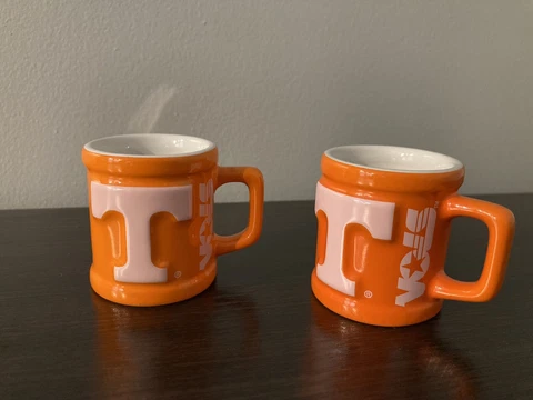 Official NCAA Tennessee VOLS Ceramic Mini Mug Shot Glass [2 Glasses] Cover