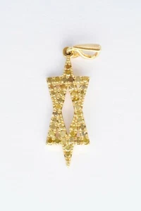14K Yellow Gold & Diamonds Star of David, 0.6ct Diamonds 8.5ct gold certificate  - Picture 1 of 7