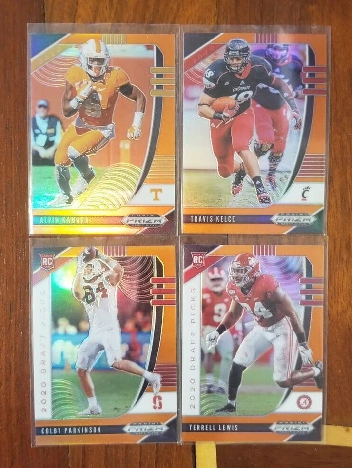 2020 Panini Prizm Draft Picks Rookie & Vets Orange Prizm. Pick Your Player! - Image 1 of 1