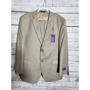 Men's Brand new with Tags Vinci Khaki color Suite 44R 338W - Picture 1 of 14
