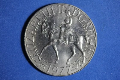 1977 United Kingdom Alpa London Silver Jubilee Copper-Nickel 25 Pence #M24514 - Image 1 of 3