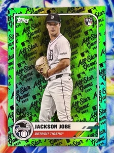 2025 Topps All-Star Game Green Foil Jackson Jobe /99 - Picture 1 of 2