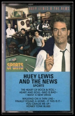 1983 HUEY LEWIS AND THE NEWS Heart of Rock & Roll Cassette Chrysalis Records Inc Foto 1 de 2