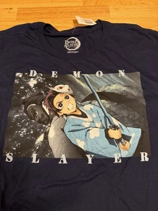 Demon Slayer T-Shirt XL Blau Unisex Neu - Bild 1 von 7