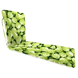 New Outdoor Patio Chaise Lounge Chair Cushion with Ties 76" x 23", UV Treated - Picture 1 of 9
