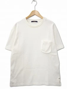 LOUIS VUITTON 1A5VI3 Crew Neck Short Sleeve Monogram Jacquard 3D Pocket T Shirt - Picture 1 of 7