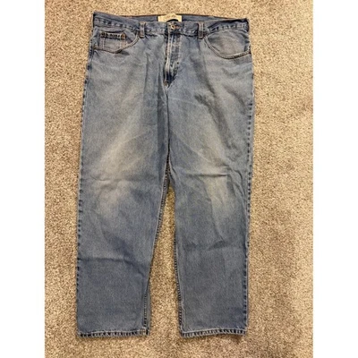 Urban Pipeline Jeans Mens 42x32 Blue Light Wash Straight Leg Denim Pants * - Image 1 of 4