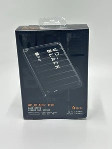 WD_BLACK P10 4TB External Game Drive- Grade A- Black -for PS5, Xbox,PC - Picture 1 of 5