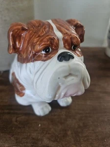 Keramik Englischer Bulle Hund Vintage - Bild 1 von 8