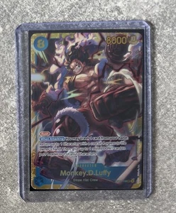 One Piece A Fist of Divine Speed Monkey.D.Luffy SEC OP11-118 NM english - Bild 1 von 2