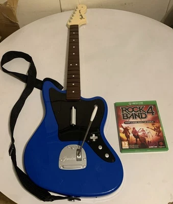 RARA CHITARRA ROCK BAND 4 FENDER JAGUAR + GIOCO (XBOX ONE/SERIE X/S) FUNZIONANTE OTTIME CONDIZIONI - Immagine 1 di 4