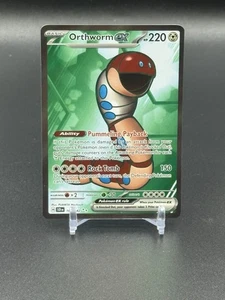 Pokemon - Stellar Crown Orthworm ex 162/142 - Picture 1 of 2