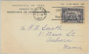 77117 - HABANA - MATASELLOS en FDC POSTAL 1927 - Agricultura AZÚCAR 1927 - Imagen 1 de 1