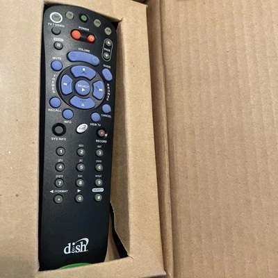 New Dish Network 189519 189519 3.4 IR TV Remote Control - Black - Image 1 of 3