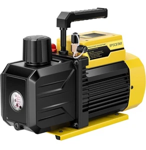 110 V 1/4 HP 3,5 CFM einstufige Drehschieber HVAC Luft Vakuumpumpe für R12 R22 - Bild 1 von 7