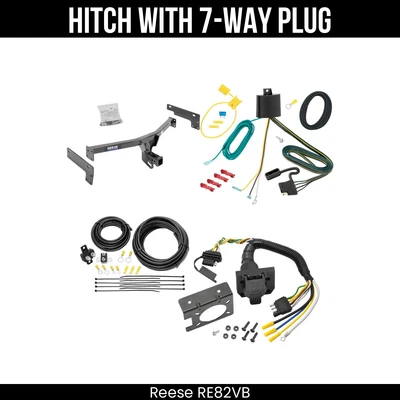 Enganche de remolque Reese + cableado de 7 vías para receptor de 2" clase 3 15-19 Lincoln MKC 44756 Foto 1 de 4