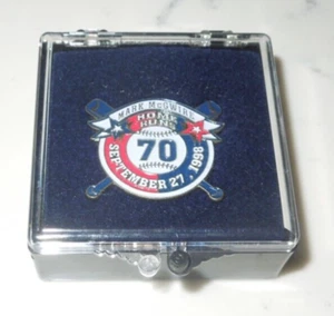 St. Louis Cardinals MARK McGWIRE  MLB Baseball Pin in case - 70 HR Season 1998 - Picture 1 of 2