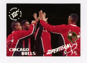 1994-95 Topps Stadium Club CHICAGO BULLS SUPERTEAM SUPER TEAM MEMBERS ONLY #4 27 - Picture 1 of 2