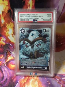 2023 Digimon Promo ANCIENTMEGATHERIUMMON 2022 Campeón Finales Evento Difícil de Encontrar PSA MT 9 - Imagen 1 de 3