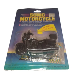 Vintage KeyChain Melody Sonic Motorcycle Bike Chopper NOS - Picture 1 of 7