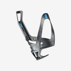 Nueva jaula de botella de agua para ciclismo de carbono Elite Rocko negra mate/azul - Imagen 1 de 1