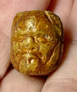 Japanese Antique Netsuke Ojime Bead Mask Faces (RD1) - Picture 1 of 9