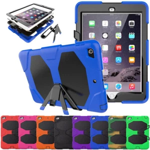For iPad 7/8/9/10/11th Air Pro 11" 12.9" 2025 Heavy Duty Stand Case Screen Cover - Picture 1 of 68