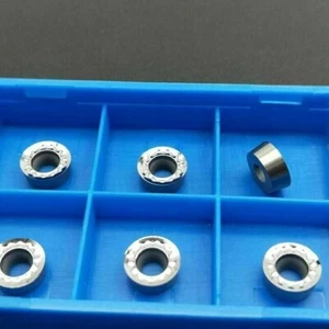 10PCS For Aluminum RCGT0803MO-AK N01  RCGT0803M0-AK CNC Carbide Turning Insert - Picture 1 of 3