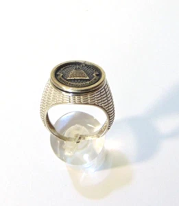 ANELLO UOMO ARGENTO 925 BAGNO RODIO NERO - Imagen 1 de 3