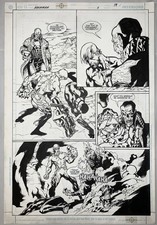 Aquaman #11 Pg 19 Original Comic Art Veitch Guichet Propst 2003 DC