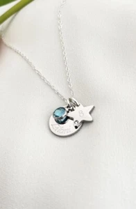 Personalised Heart Name Necklace 8th ANY AGE Special Birthday Gift Girl daughter - Picture 1 of 4
