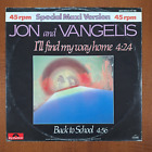 Jon And Vangelis - I'll Find My Way Home 12' Vinyl 1981 Polydor very good+