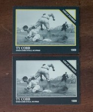 (2) 1993 & 1994 The Sporting News Conlon Collection- Ty Cobb #1000
