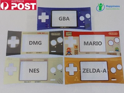 New Replacement Protective Screen Lens For GameBoy MICRO Various styles GBM - Image 1 of 4
