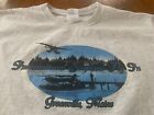 Vintage 90s Men’s International Seaplane Fly In Greenville Maine T Shirt Large