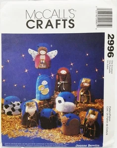 Baby Jesus Nativity Manger Wise Men Ornaments Wall Hanging Craft Pattern 2996 - Picture 1 of 2
