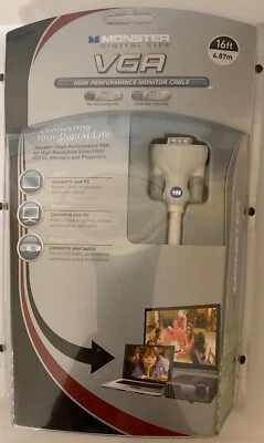 Monster VGA High Performance Monitor Cable 16 ft Length - Image 1 of 4